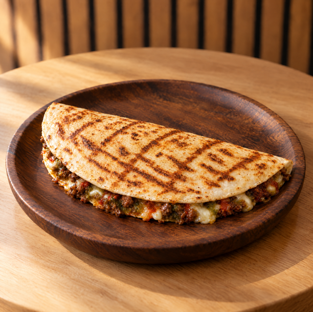 Yemeni Beef Quesadilla.
