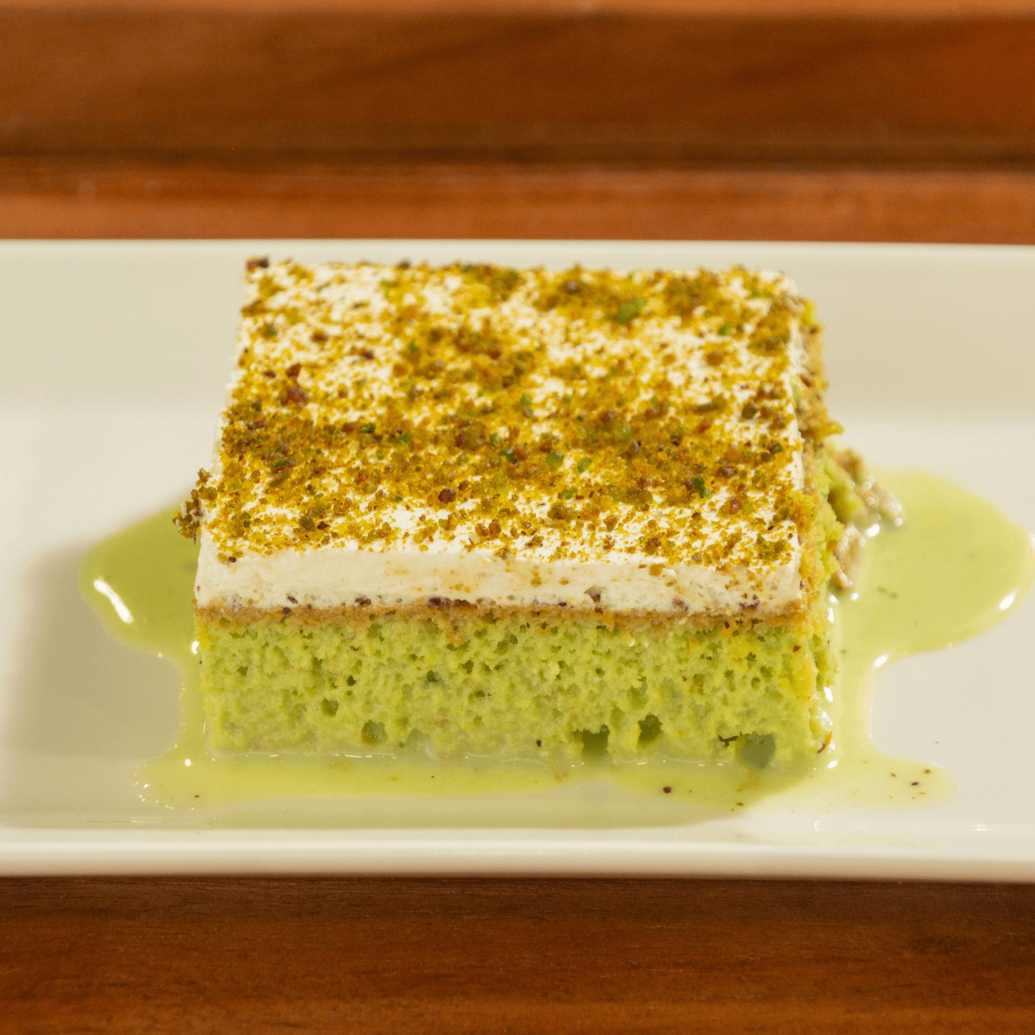Pistachio Milk Cake.